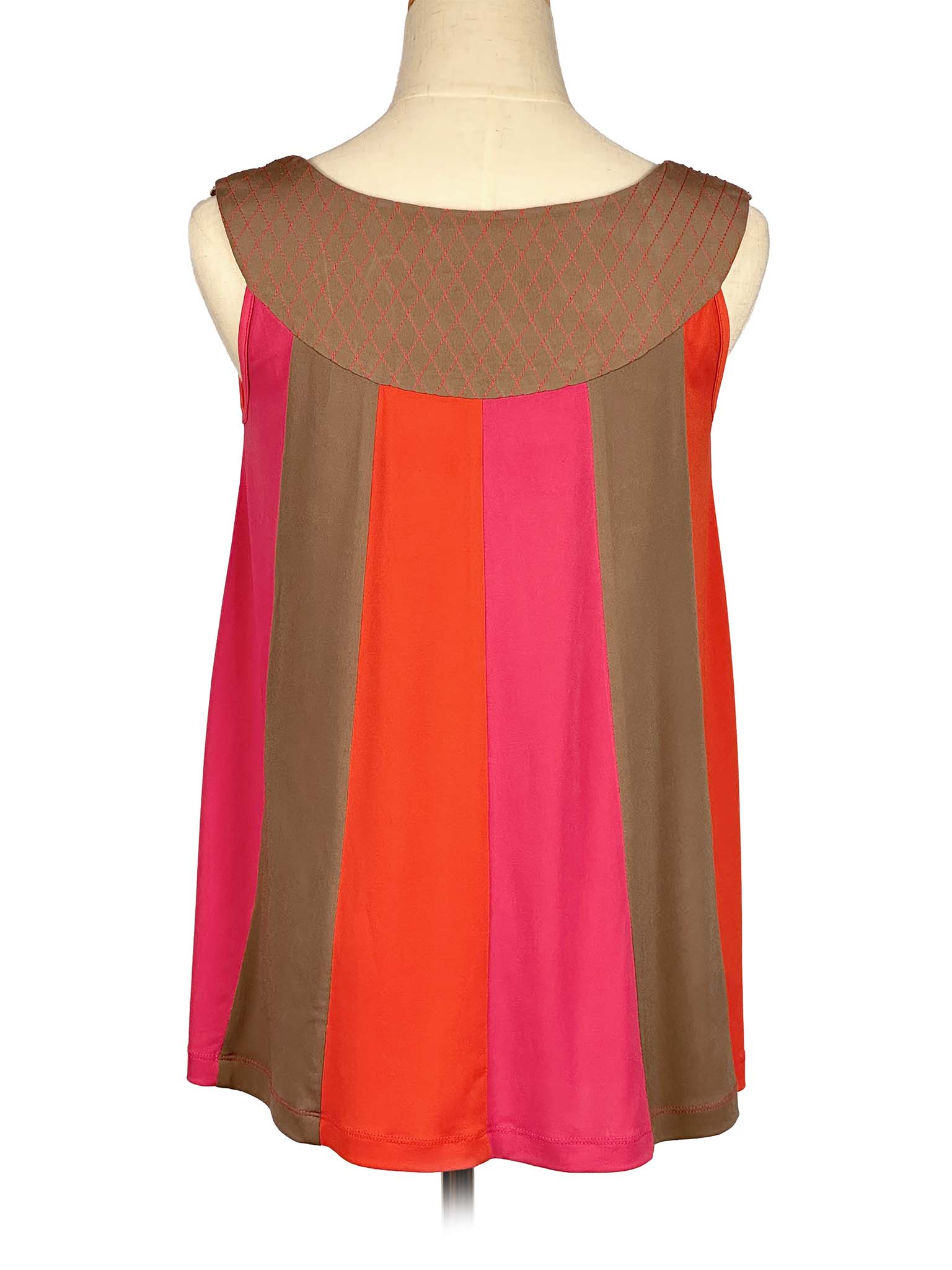 Ranna Gill sleeveless top on a mannequin against a white background