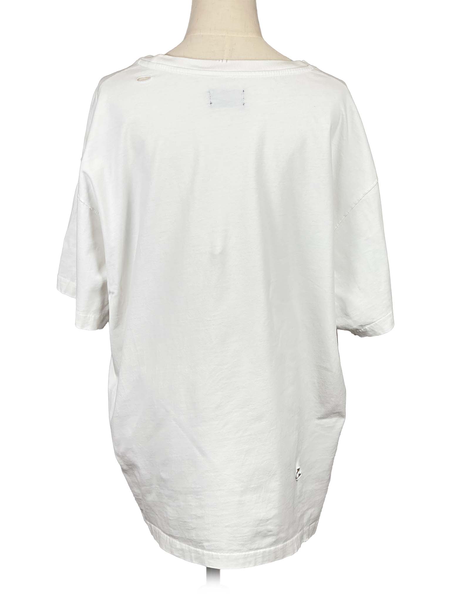 Other UK white t-shirt on a mannequin against a white background