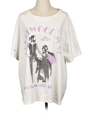 Other UK white t-shirt with graphic design on a mannequin against a white background