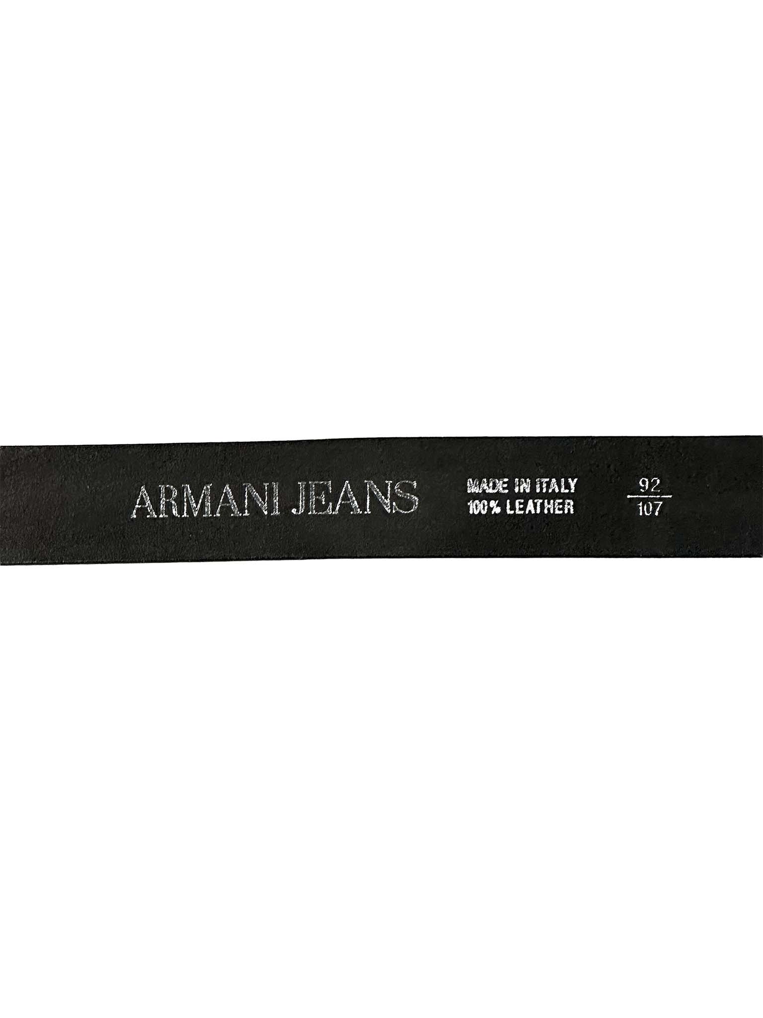 Armani Jeans Leather Belt