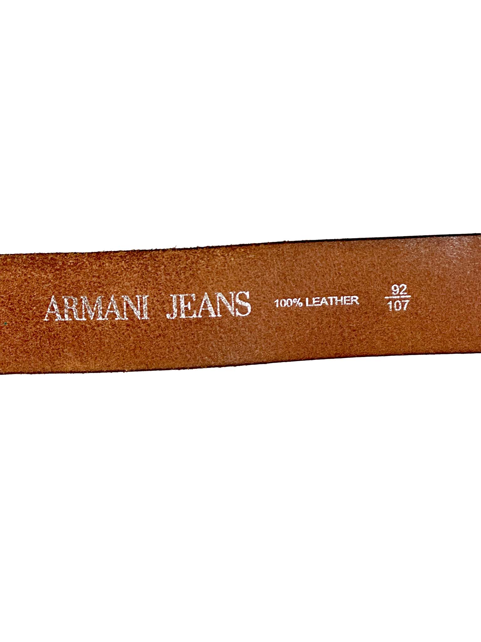 Armani Jeans Leather Belt